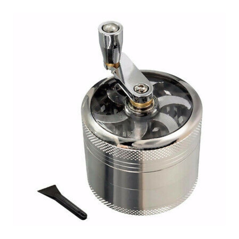Chromium Crusher Handle Herb Grinder